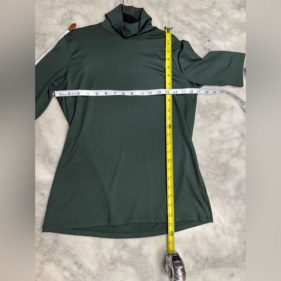 Catherine Malandrino Turtleneck 3/4 Elbow Sleeve Fitted Top - Picture 7 of 9